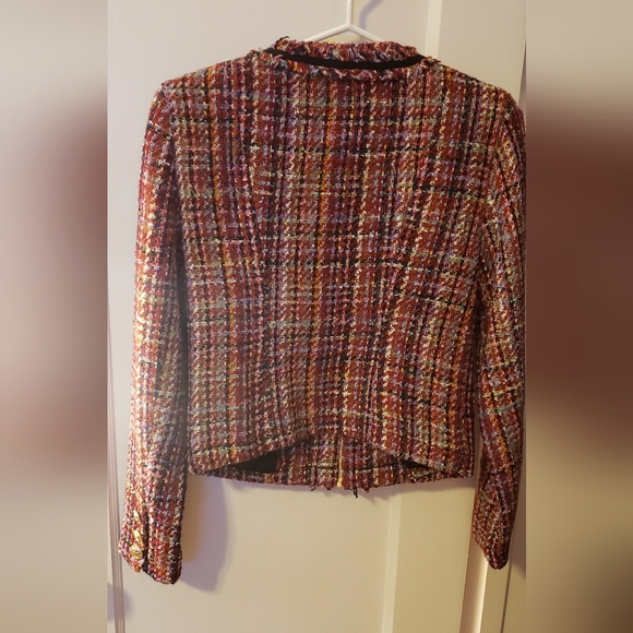 Guess Mikaela Tweed Jacket Size XS - Picture 7 of 9